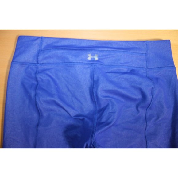 Womens Under Armour UA StudioLux Denim 20” Studio Capris Leggings MD Medium Blue - Picture 4 of 4